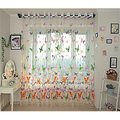 Dwellingdesigns Brazilian Butterflies Sheer Curtain Panel - Multicolor DW635283